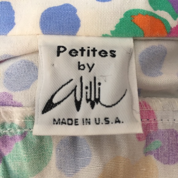 Vintage Petites by Willi Floral Rockabilly Dress - Picture 7 of 8